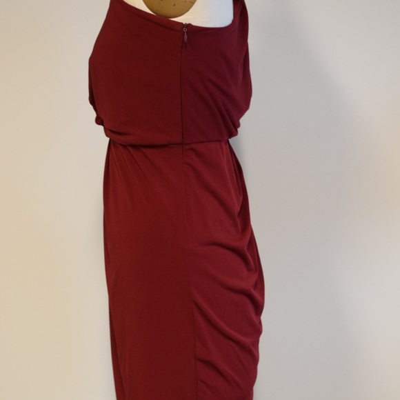 Hailey Adrianna Papell Jersey One-Shoulder Dress 4 - Picture 3 of 8